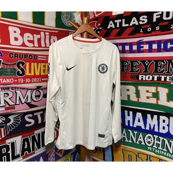 Chelsea | Men’s Medium Away Long-Sleeve Jersey - Picture 6 of 7